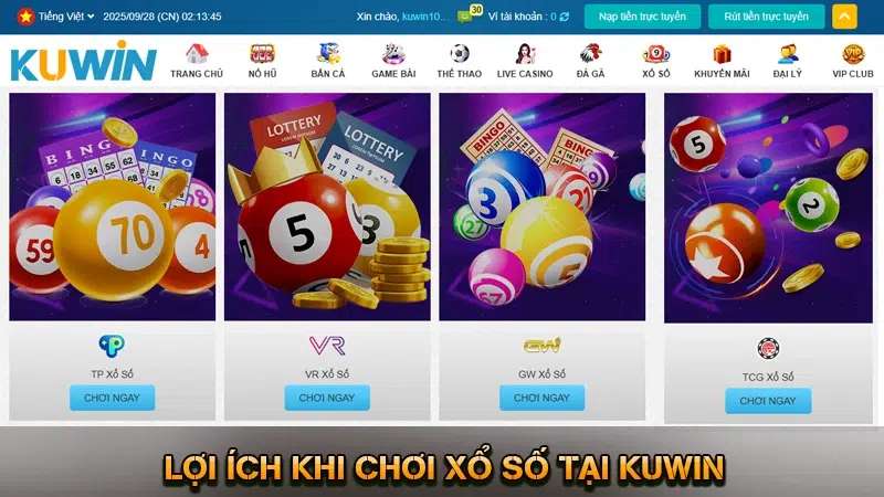 Xổ Số KUWIN | Sảnh Xổ Số Online An Toàn, Trả Thưởng Nhanh 12 Lợi Ích Khi Chơi Xổ Số Tại KUWIN